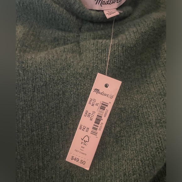 NWT Madewell Mapleton Crop Sweater Tank - Picture 6 of 6